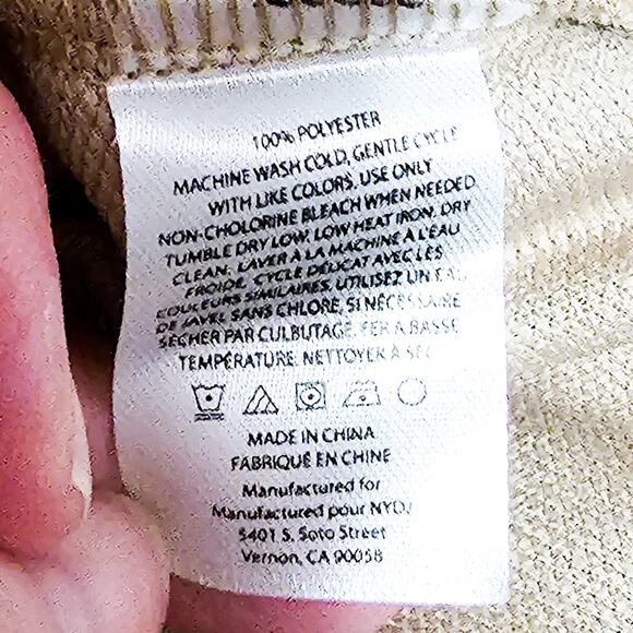 NYDJ New taupe French Terry lounge set size 2x-3x - Picture 12 of 16